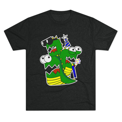 Unisex Tri-Blend Crew Tee (Larry the Snake thing)