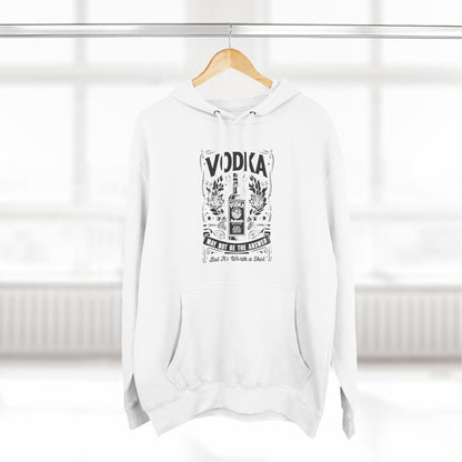 Three-Panel Fleece Hoodie (Vodka - Worth a Shot)