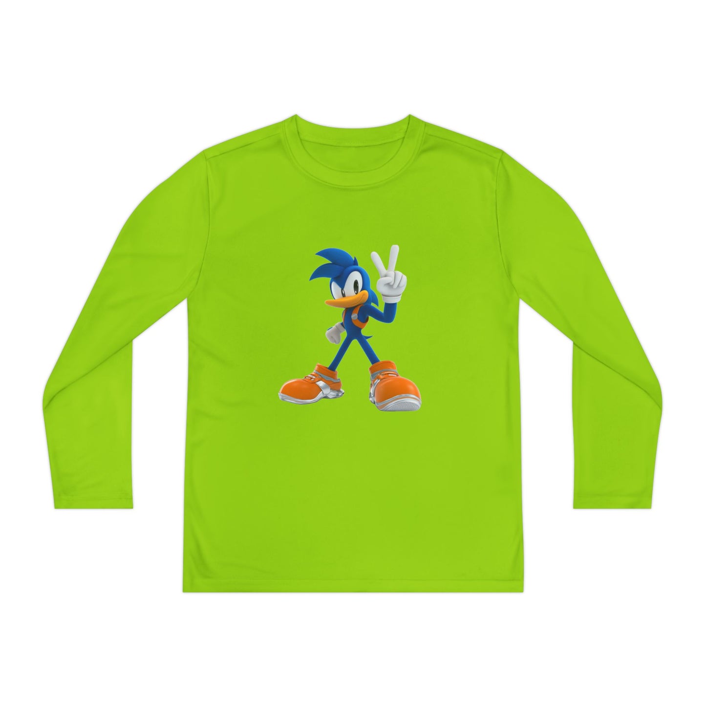 Youth Long Sleeve Competitor Tee (Duck Peace)