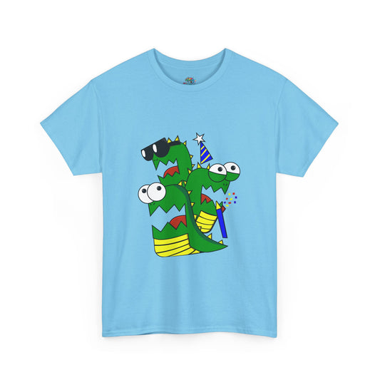 Unisex Heavy Cotton Tee (Larry the Snake thing)