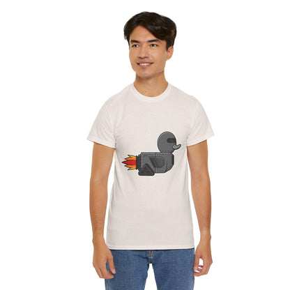 Unisex Heavy Cotton Tee (Robot Duck)