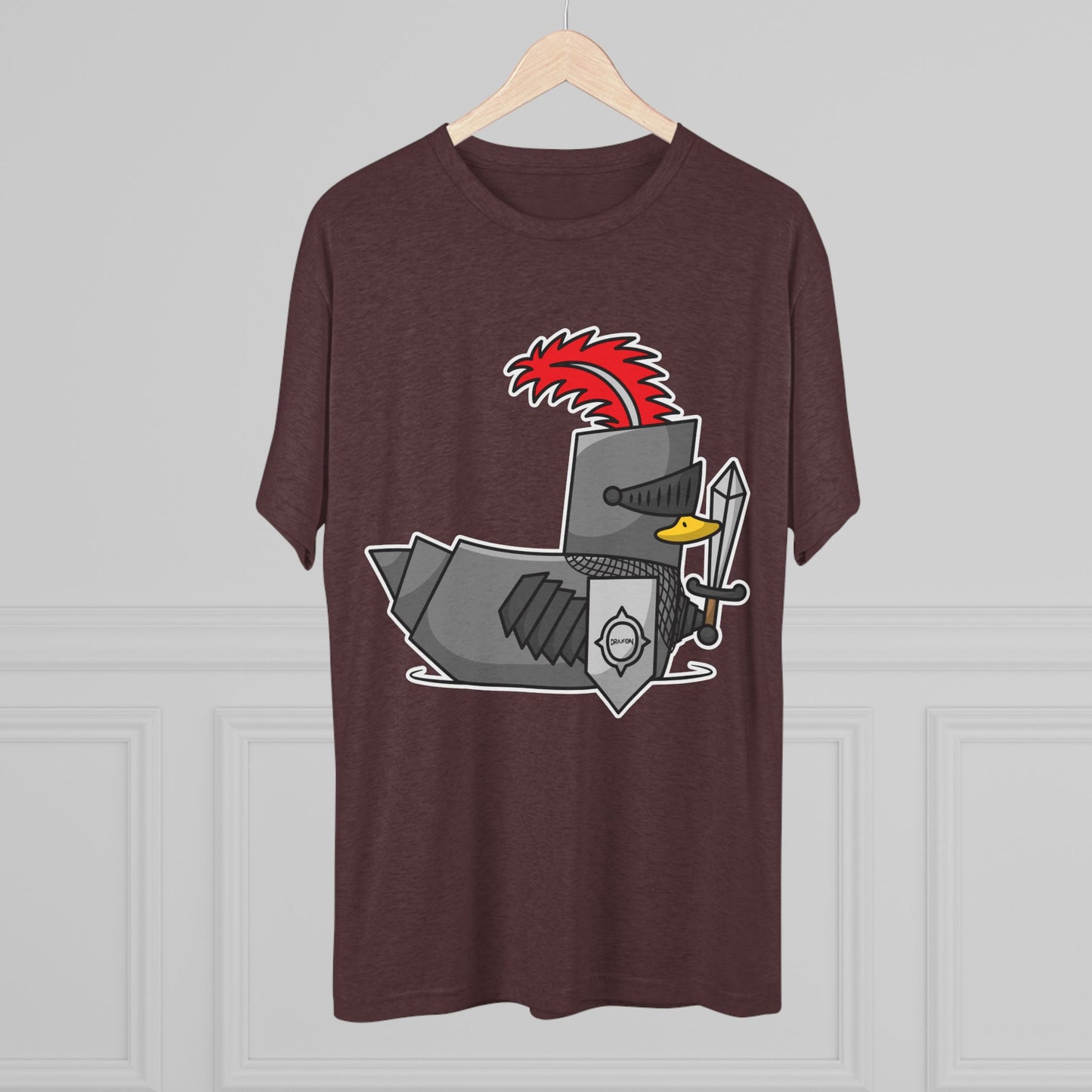 Unisex Tri-Blend Crew Tee (Knight Duck)