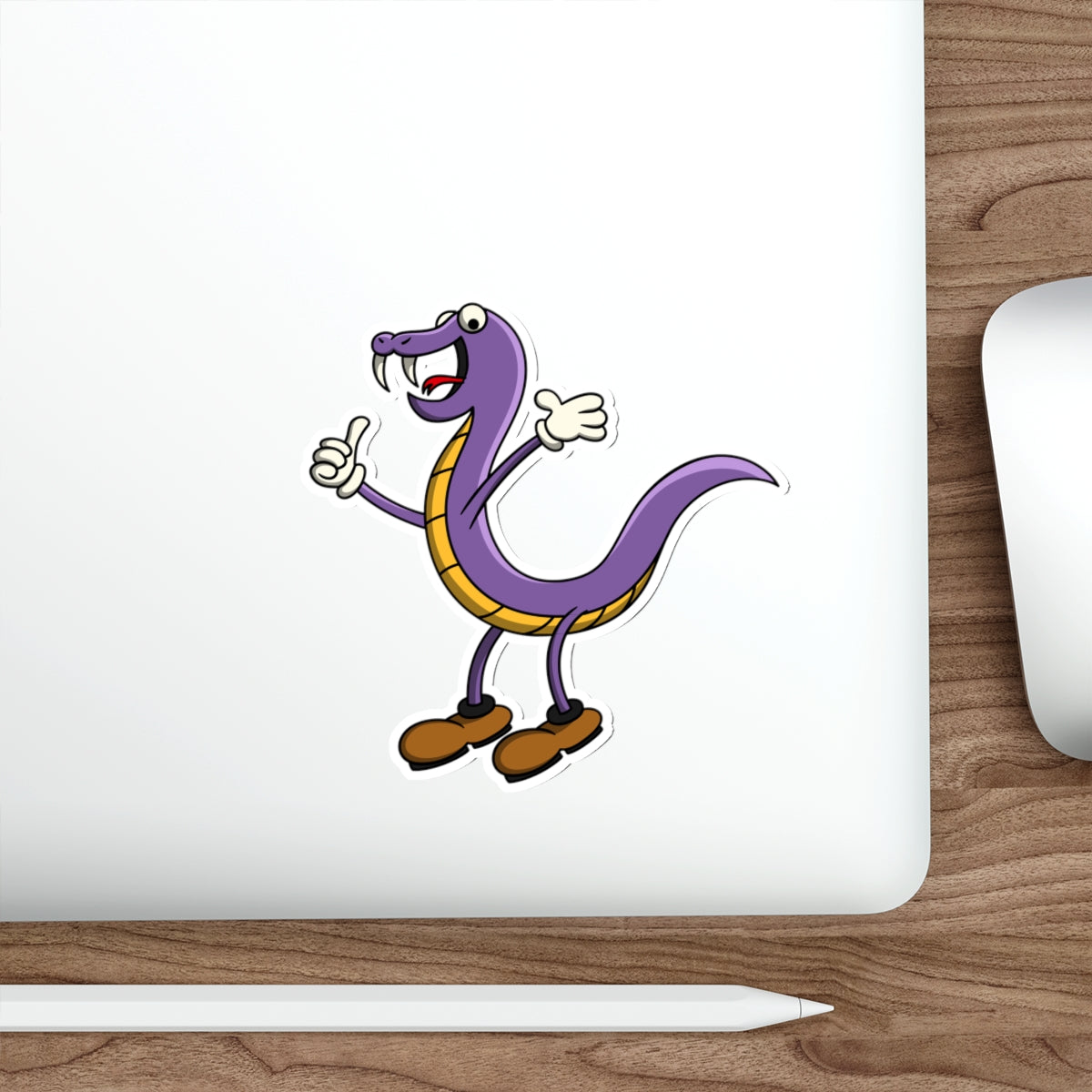 Die-Cut Stickers | Vibrant Art for Personalization (Snake Man)