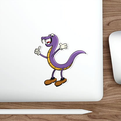 Die-Cut Stickers | Vibrant Art for Personalization (Snake Man)