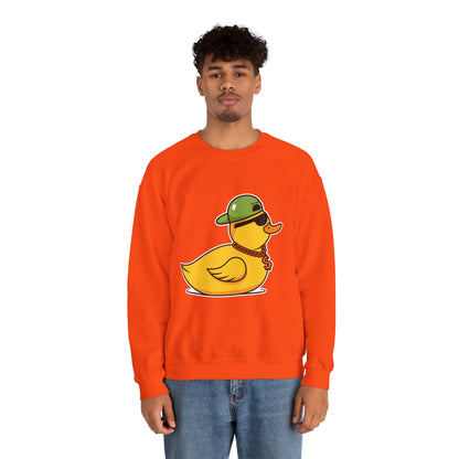 Unisex Heavy Blend™ Crewneck Sweatshirt (Gangster Duck)