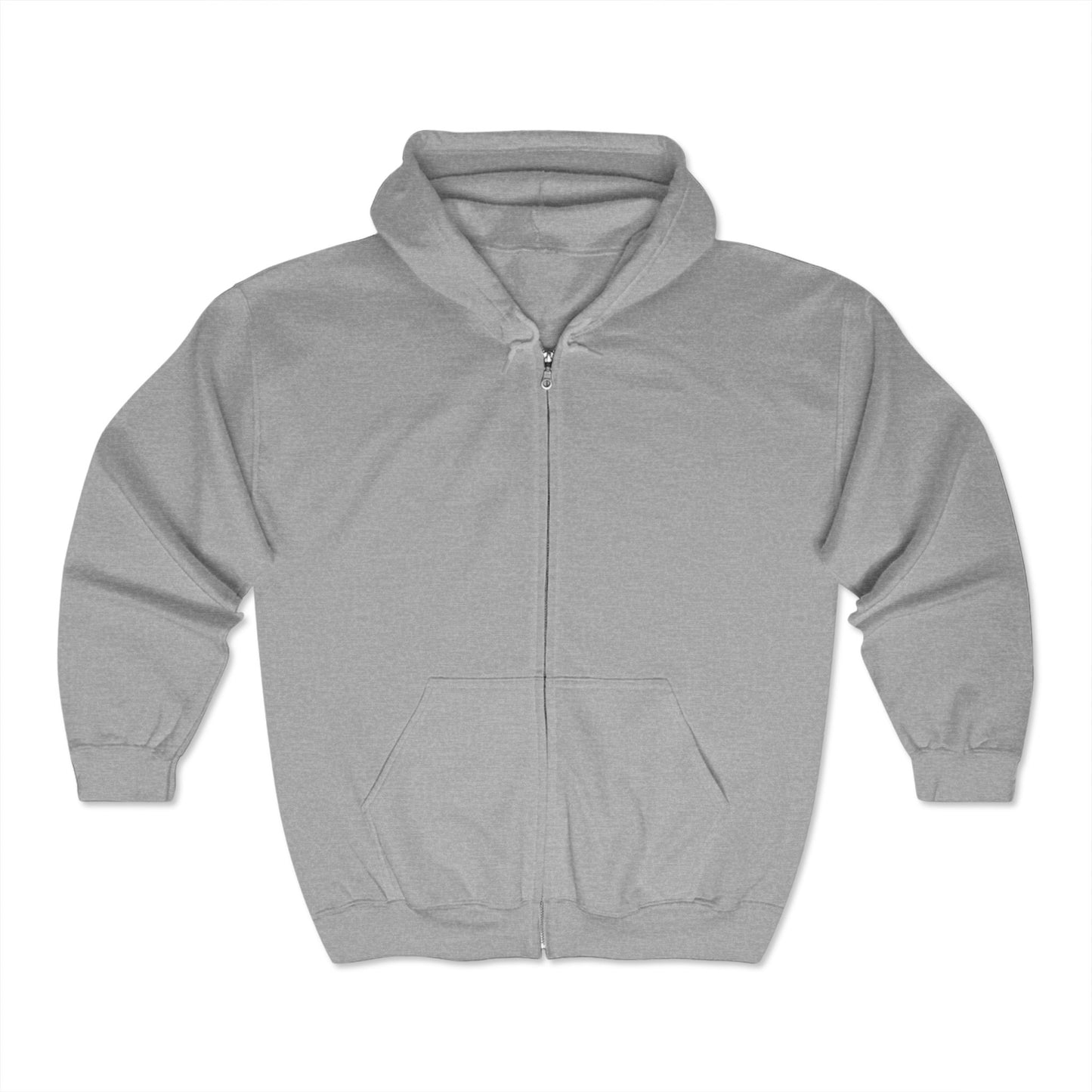 Unisex Heavy Blend™ Full Zip Hooded Sweatshirt (Mountain Snowboard)