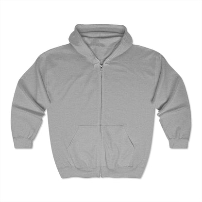 Unisex Heavy Blend™ Full Zip Hooded Sweatshirt (Mountain Snowboard)