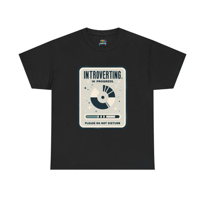 Unisex Heavy Cotton Tee (Introverting in Progress)