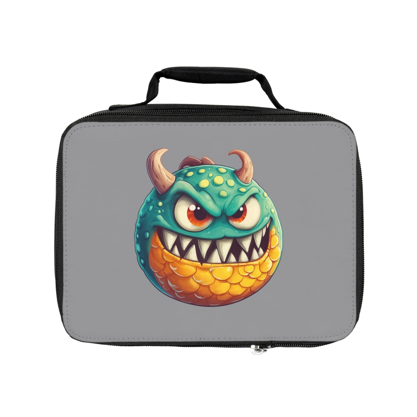 Lunch Bag - Grey (Green Monster 1)