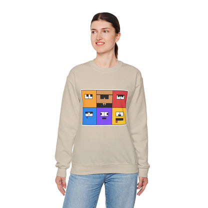 Unisex Heavy Blend™ Crewneck Sweatshirt (Emotion Blocks)