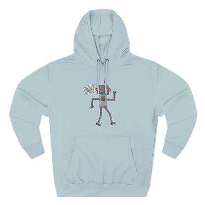 Three-Panel Fleece Hoodie (Do the Robot)