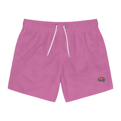 Light Pink Swim Trunks (AOP)