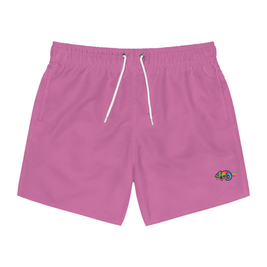 Light Pink Swim Trunks (AOP)