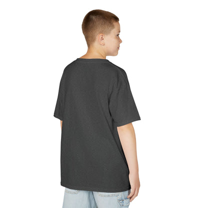 Kids Heavy Cotton T-Shirt (I'm not made for this - Snowmobiler)