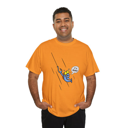 Unisex Heavy Cotton Tee (Fishing Hooked)
