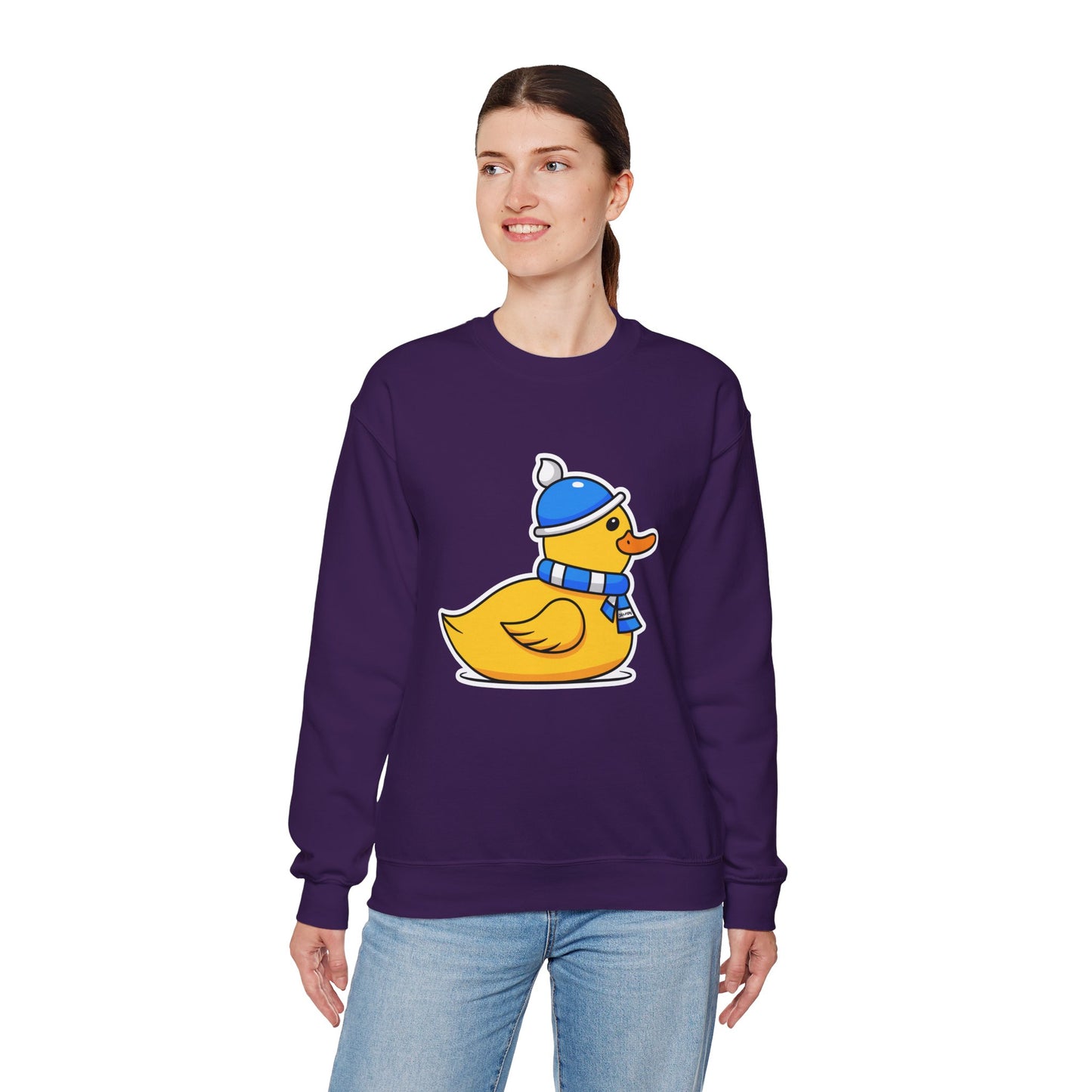 Unisex Heavy Blend™ Crewneck Sweatshirt (Chilly Duck)