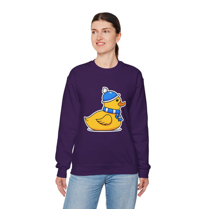 Unisex Heavy Blend™ Crewneck Sweatshirt (Chilly Duck)