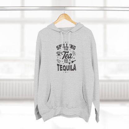 Three-Panel Fleece Hoodie (Spill Tea & Tequila)