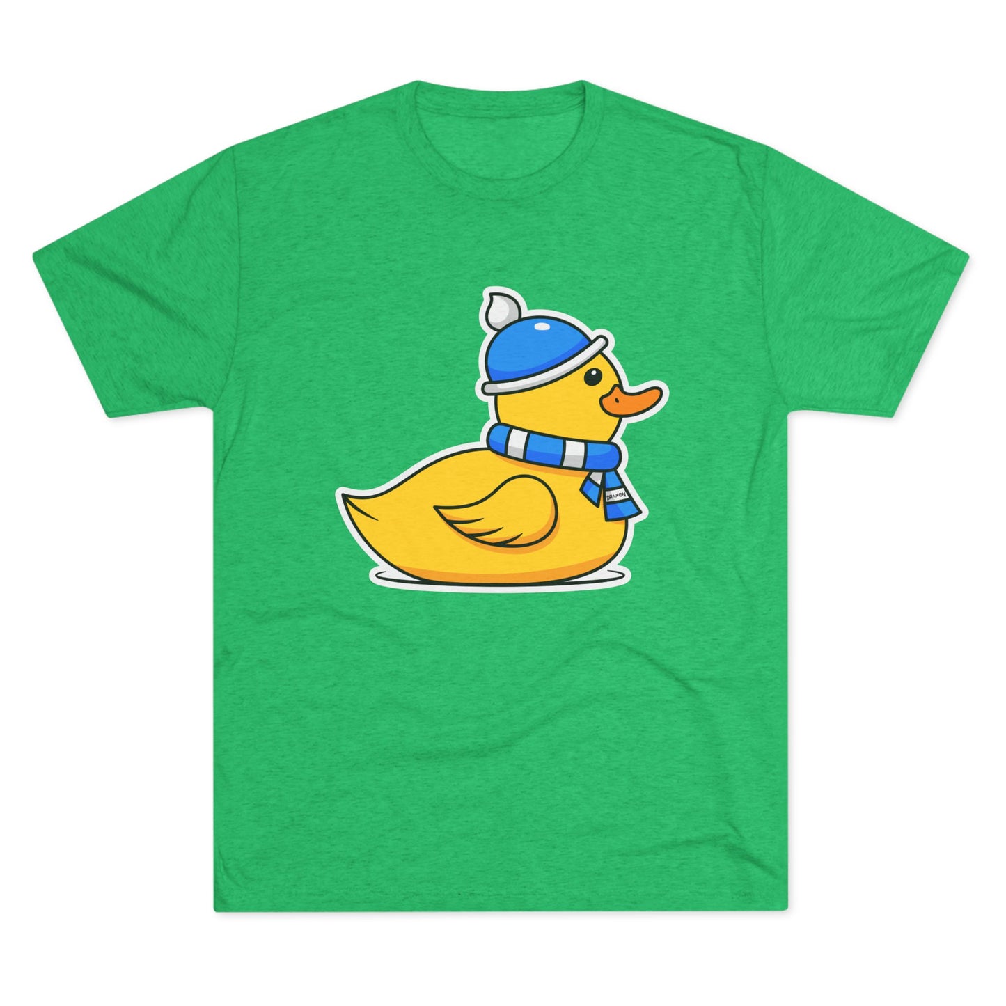 Unisex Tri-Blend Crew Tee (Chilly Duck)