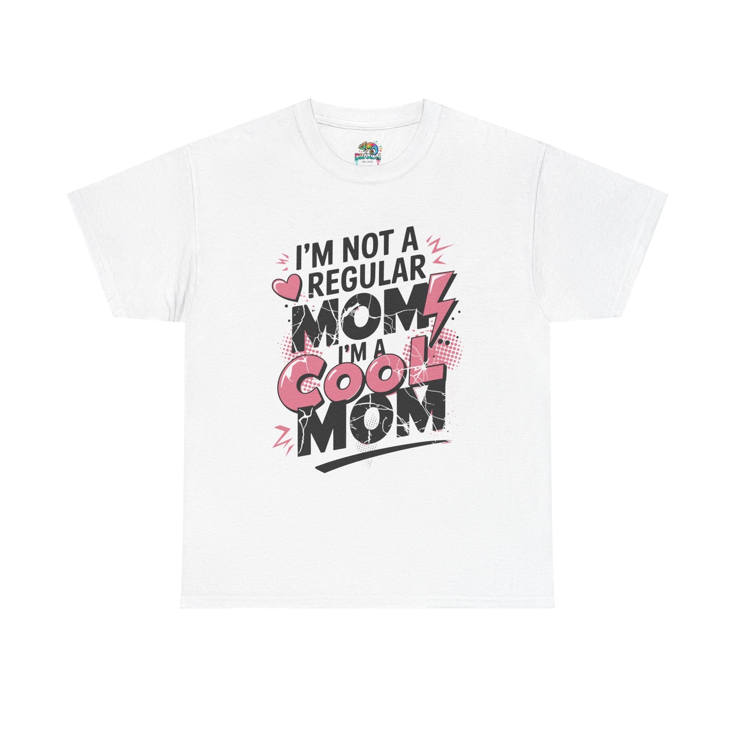 Unisex Heavy Cotton Tee (I'm Not a Regular Mom, I'm a Cool Mom)