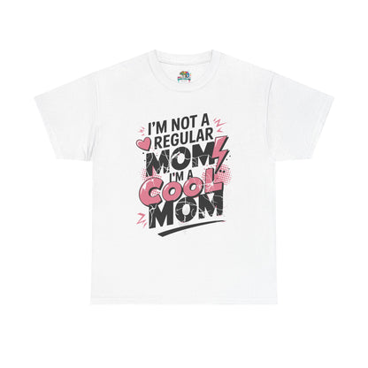 Unisex Heavy Cotton Tee (I'm Not a Regular Mom, I'm a Cool Mom)