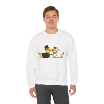 Unisex Heavy Blend™ Crewneck Sweatshirt (Wedding Ducks)
