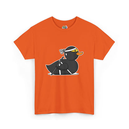 Unisex Heavy Cotton Tee (Ninja Duck)