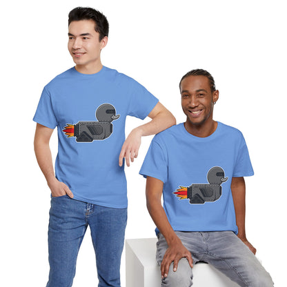 Unisex Heavy Cotton Tee (Robot Duck)