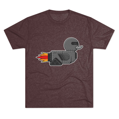 Unisex Tri-Blend Crew Tee (Robot Duck)
