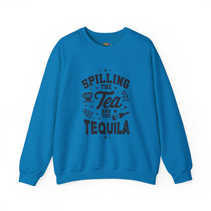 Unisex Heavy Blend™ Crewneck Sweatshirt (Spill Tea & Tequila)