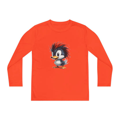 Youth Long Sleeve Competitor Tee (Red Hair Duck)