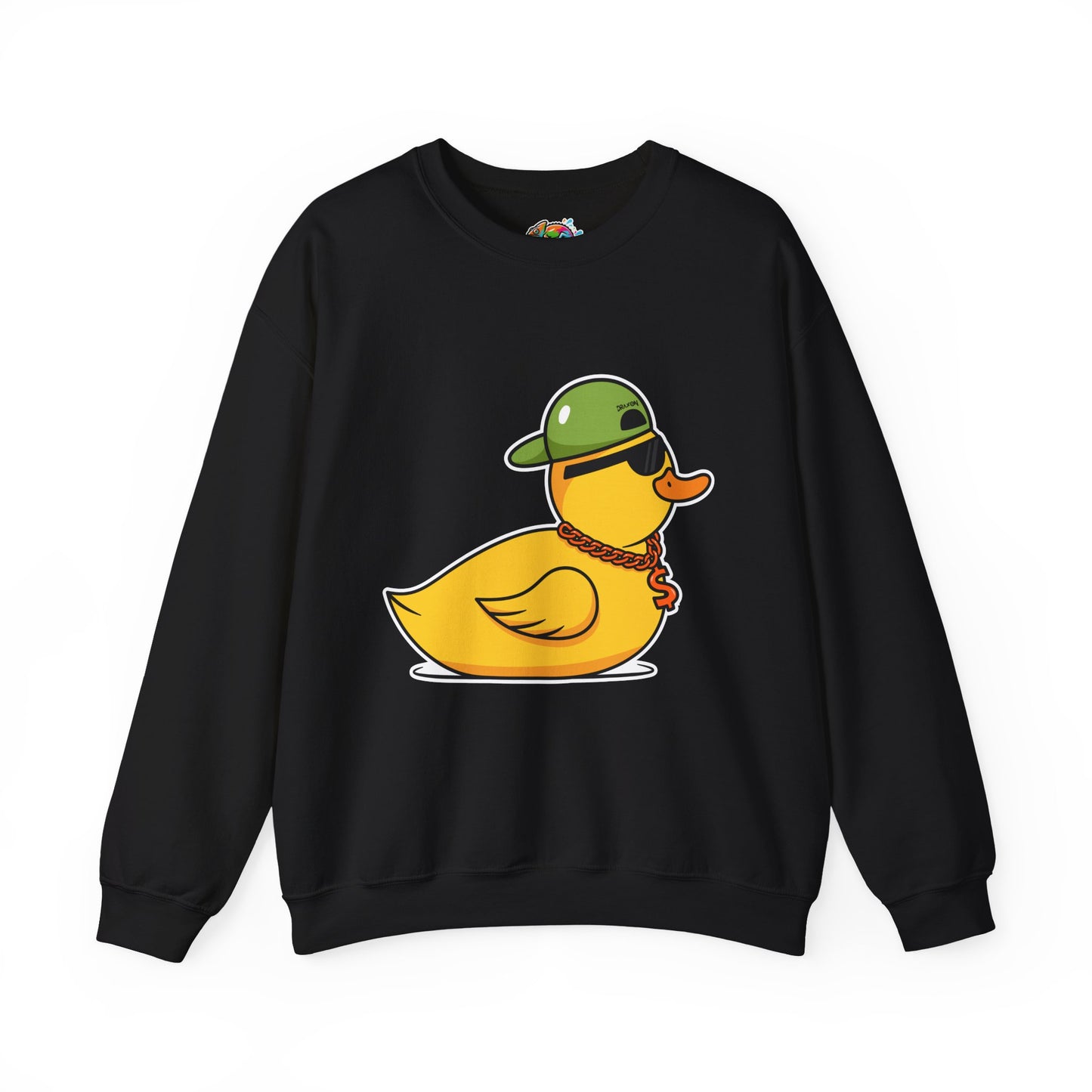 Unisex Heavy Blend™ Crewneck Sweatshirt (Gangster Duck)