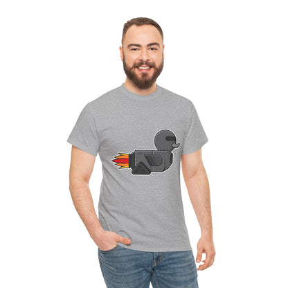 Unisex Heavy Cotton Tee (Robot Duck)