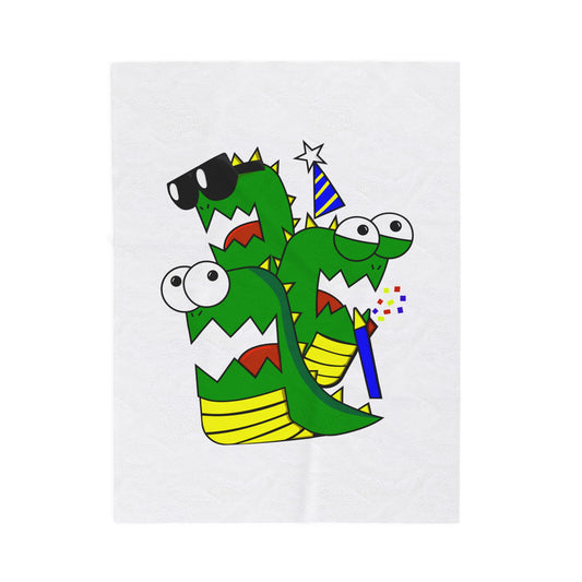 Velveteen Plush Blanket (Larry the Snake thing)