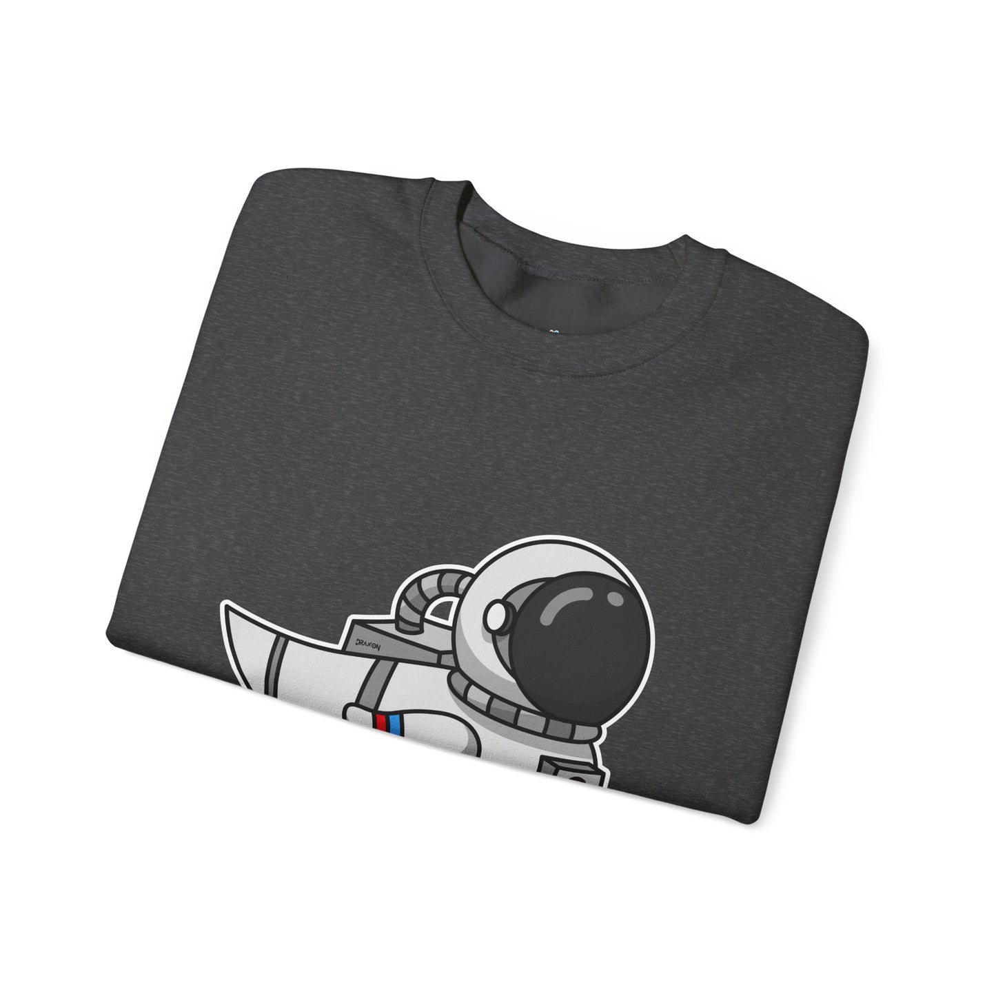 Unisex Heavy Blend™ Crewneck Sweatshirt (Astronaut Duck)