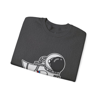 Unisex Heavy Blend™ Crewneck Sweatshirt (Astronaut Duck)
