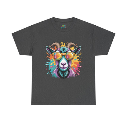 Unisex Heavy Cotton Tee (Pastel Goat)
