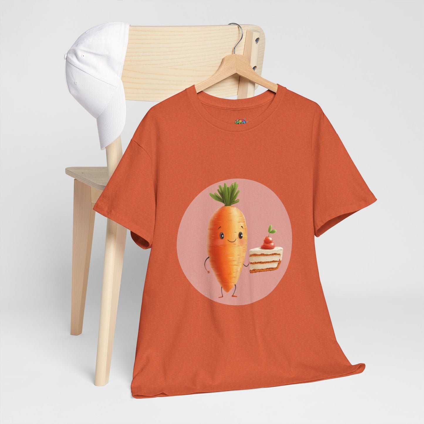 Unisex Heavy Cotton Tee (Carrot Cake)