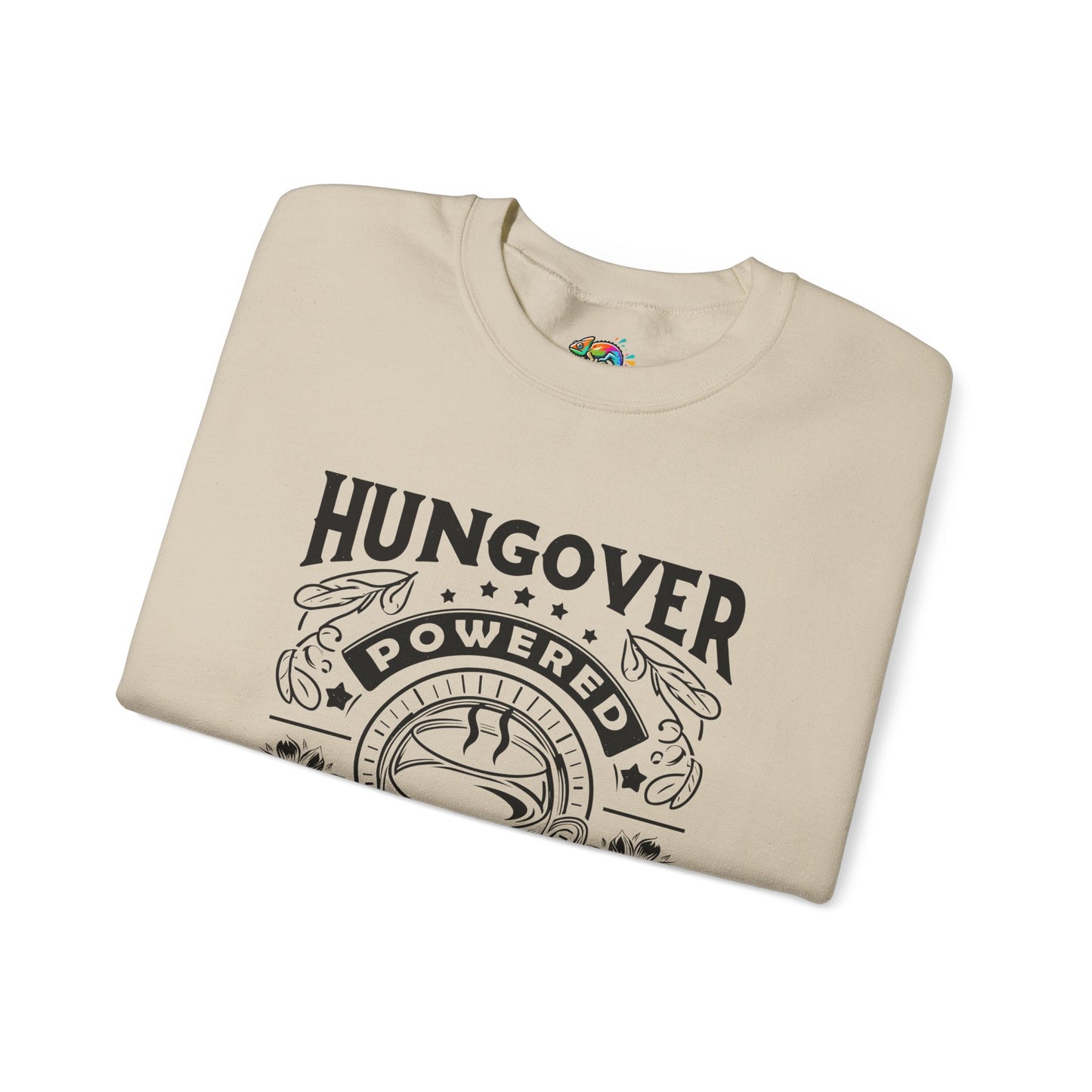 Unisex Heavy Blend™ Crewneck Sweatshirt (Hungover - Powered by Coffee)