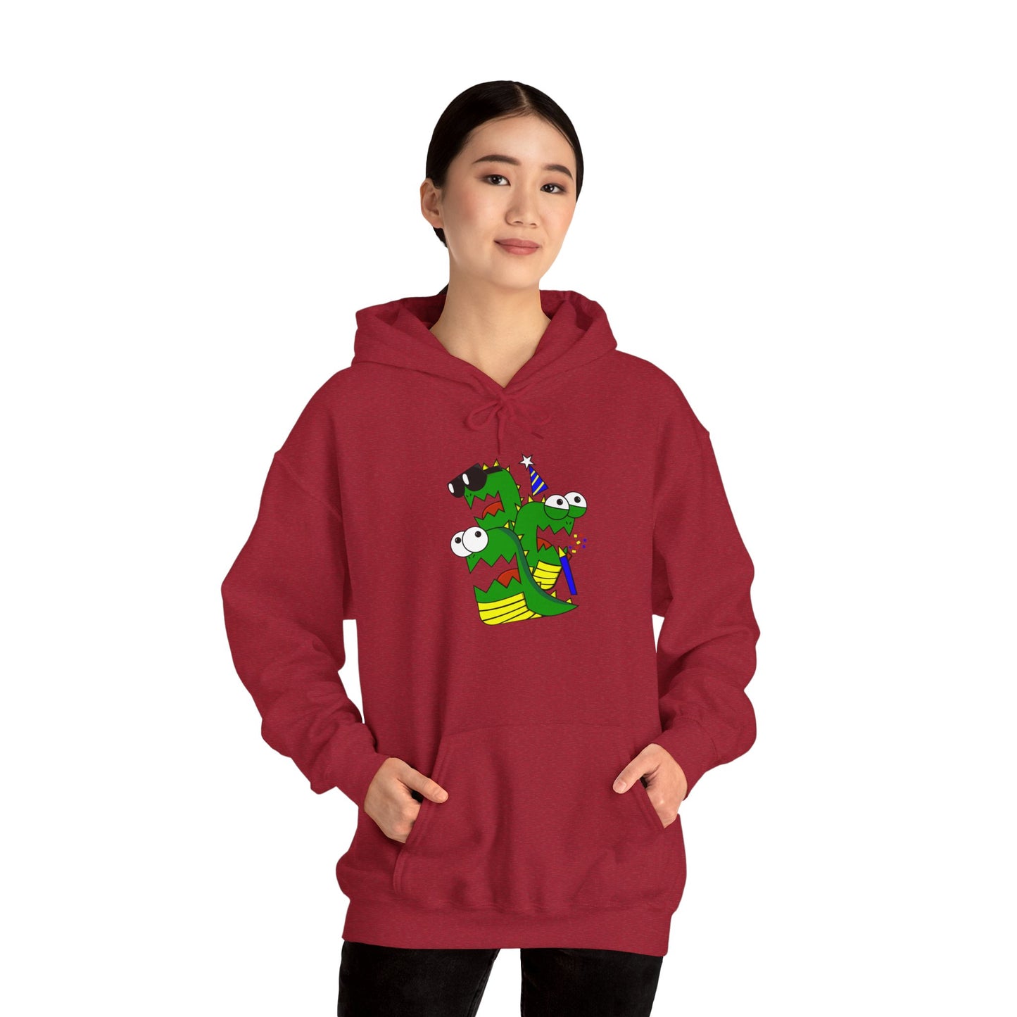 Unisex Heavy Blend™ Hooded Sweatshirt (Larry the Snake thing)