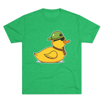 Unisex Tri-Blend Crew Tee (Ninja Duck)