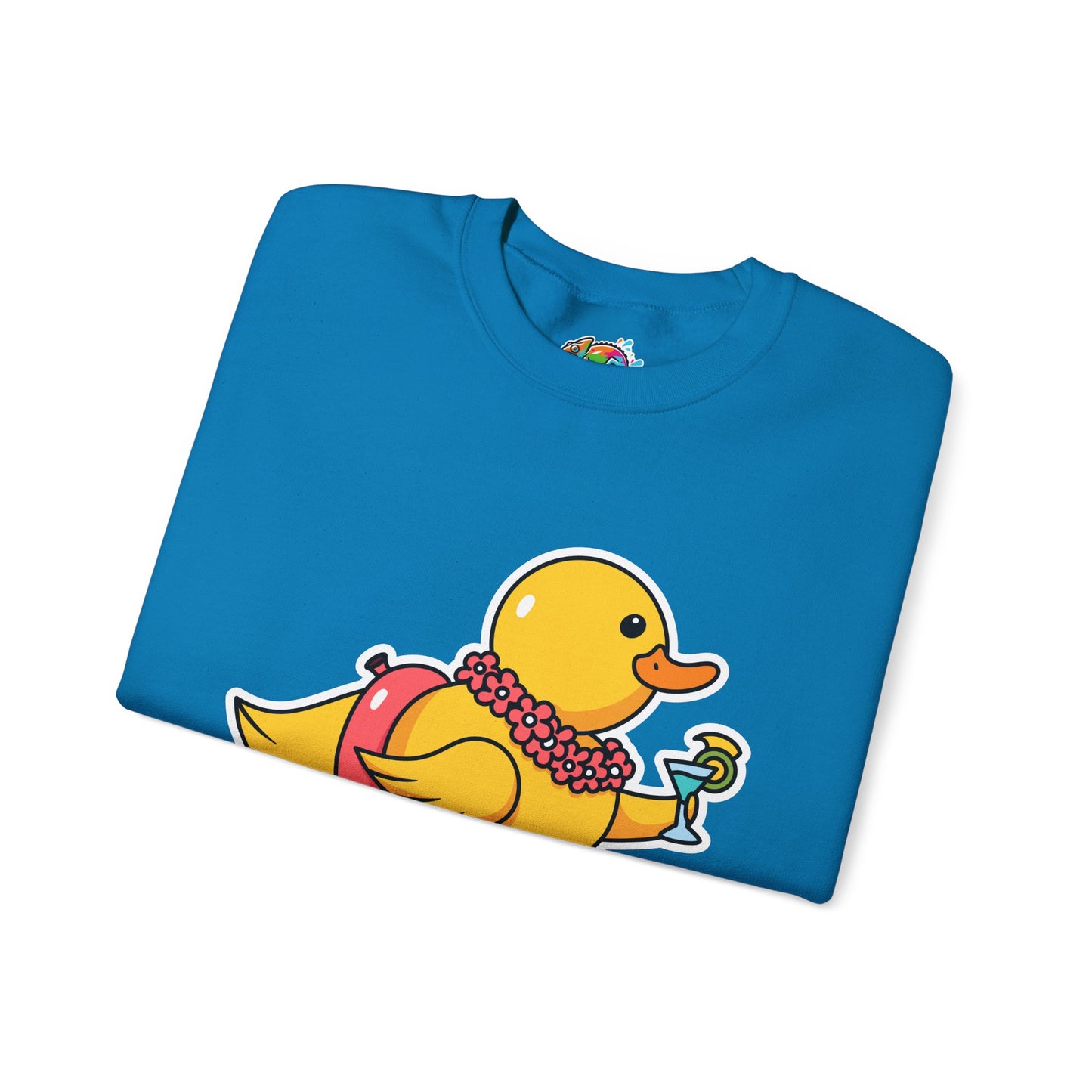 Unisex Heavy Blend™ Crewneck Sweatshirt (Tropical Duck)