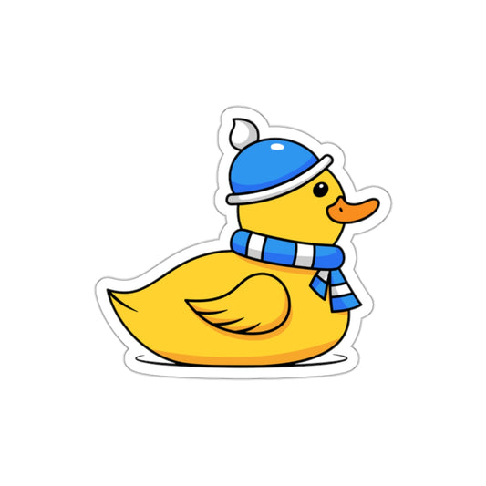 Die-Cut Stickers | Vibrant Art for Personalization (Chilly Duck)