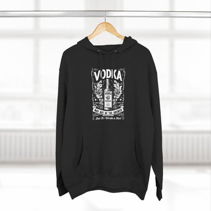 Three-Panel Fleece Hoodie (Vodka - Worth a Shot)