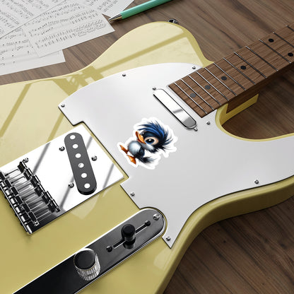 Die-Cut Stickers | Perfect for Laptops & Travel Decor (Blue Hair Duck)