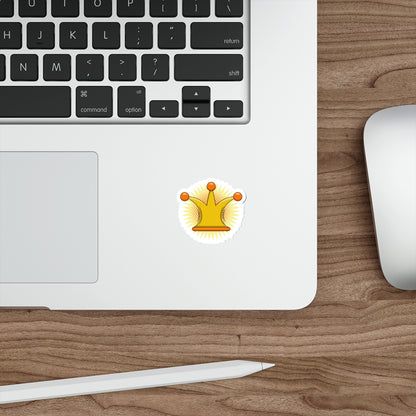 Die-Cut Stickers | Vibrant Art for Personalization (Crown)
