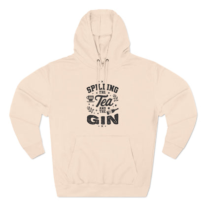 Three-Panel Fleece Hoodie (Spill Tea & Gin)