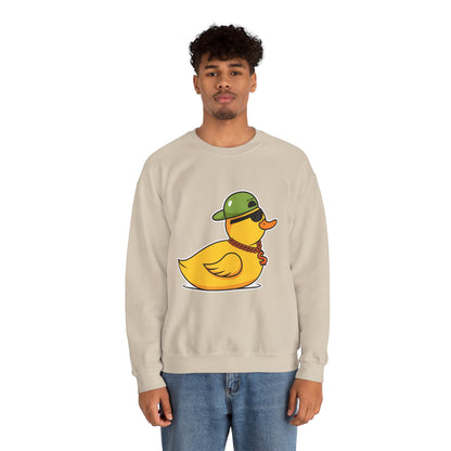 Unisex Heavy Blend™ Crewneck Sweatshirt (Gangster Duck)