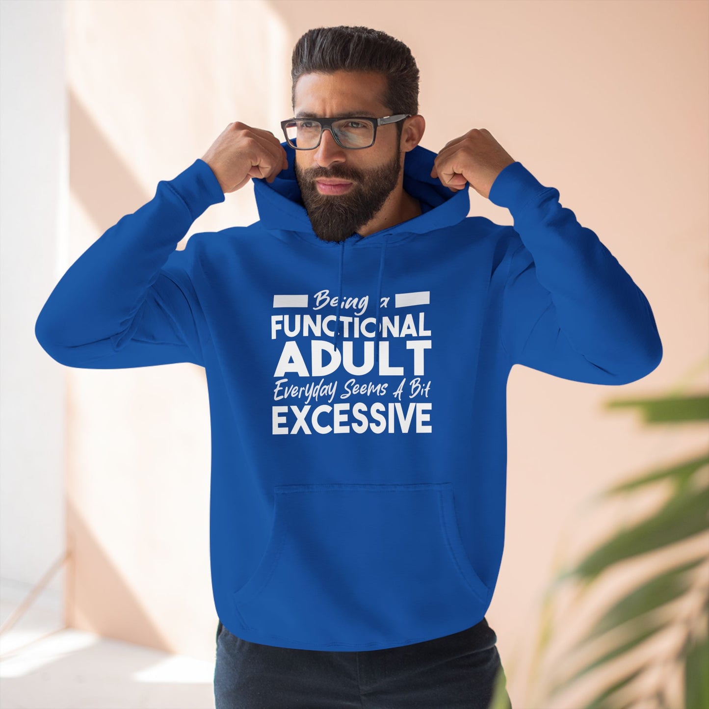 Three-Panel Fleece Hoodie (Being Adult, Seems Excessive)