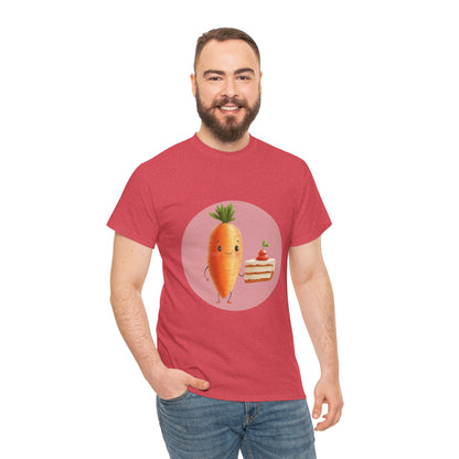 Unisex Heavy Cotton Tee (Carrot Cake)